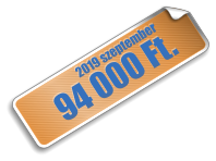94 000 Ft. 2019 szeptember
